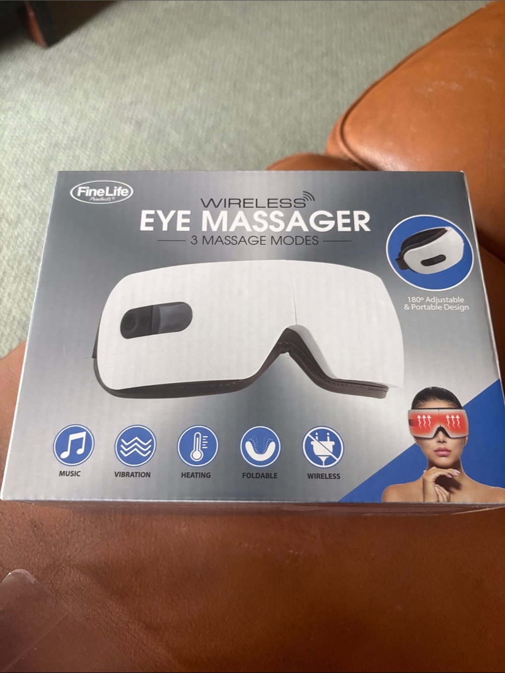 FineLife 3 Mode NV-06876 Wireless Eye Massager NEW